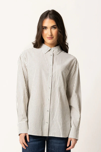 LEILA + LUCA ESSENTIAL SHIRT - STRIPE