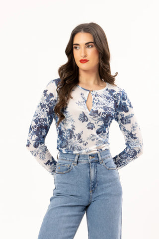 LEILA + LUCA - LOVEABLE MESH TOP - MESH CHARM