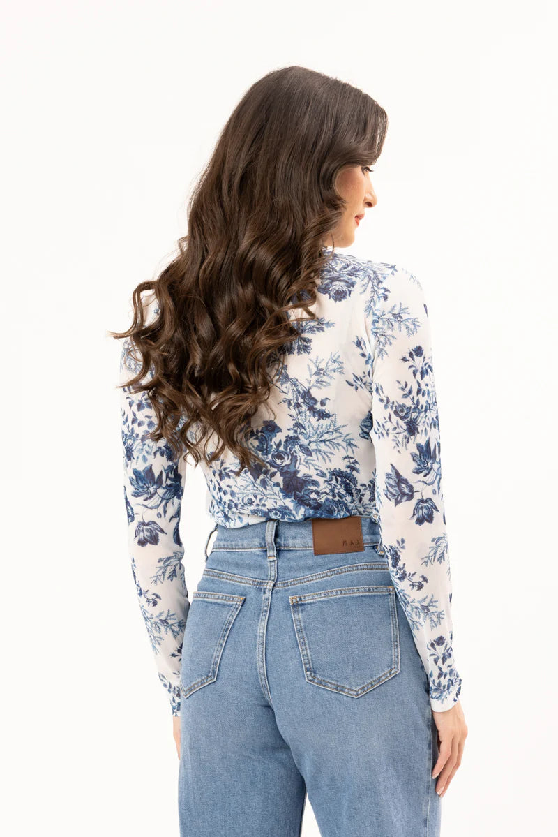 LEILA + LUCA - LOVEABLE MESH TOP - MESH CHARM