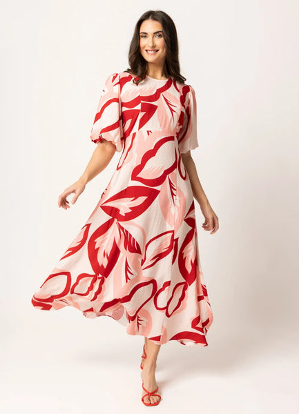 LEILA + LUCA - SOLTICE DRESS - SANGRIA