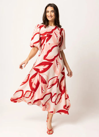 LEILA + LUCA - SOLTICE DRESS - SANGRIA