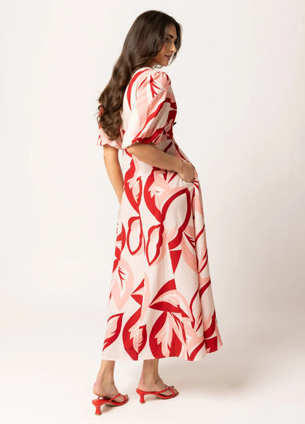 LEILA + LUCA - SOLTICE DRESS - SANGRIA