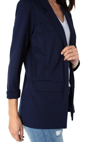 LIVERPOOL BOYFRIEND BLAZER - CADET BLUE