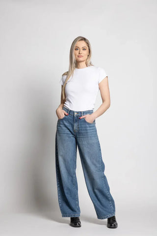 LTB - LARRIE HIGH RISE BAGGY JEANS - ARIYANA WASH