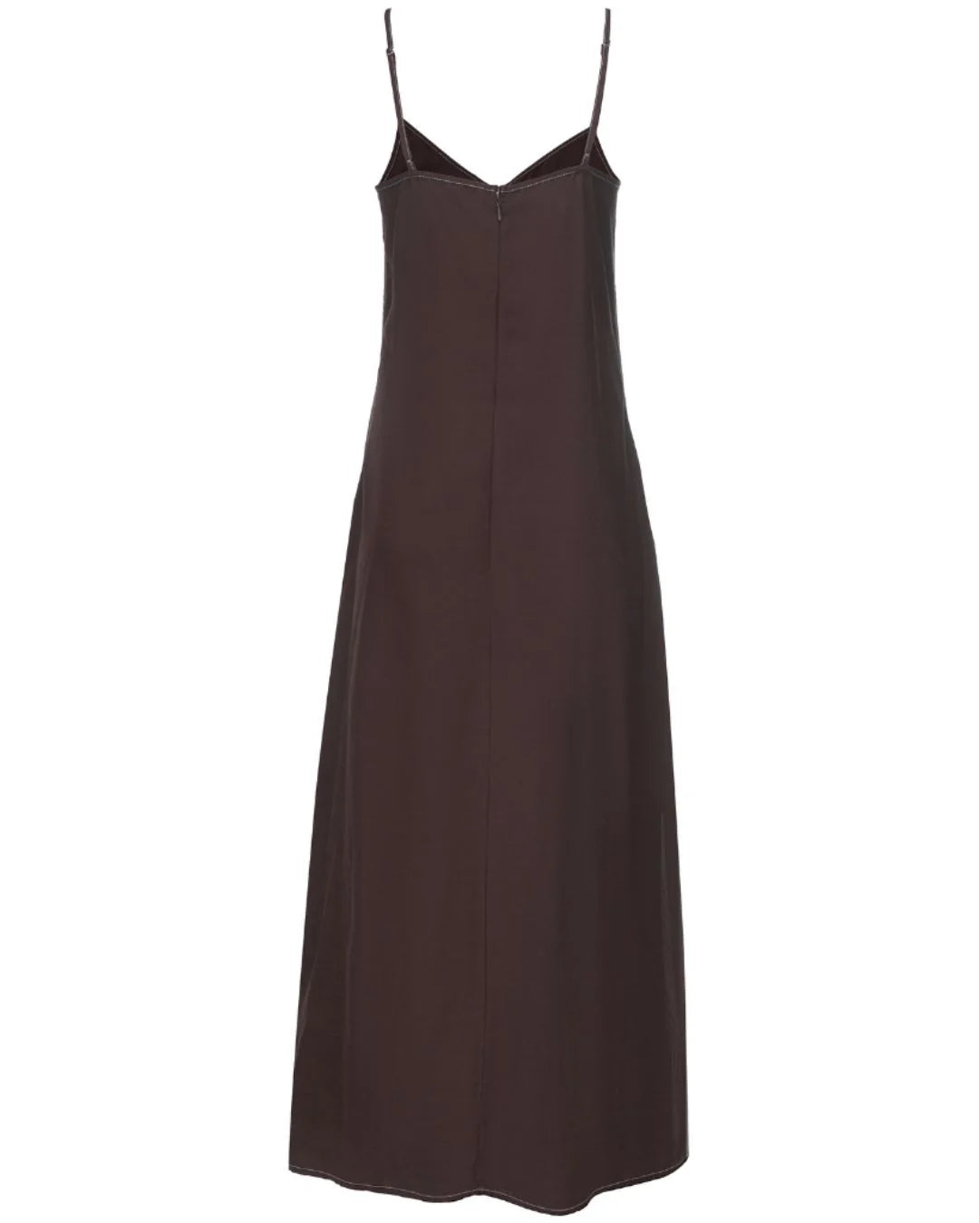 MOKE - LYDIA SLIP DRESS - COCOA
