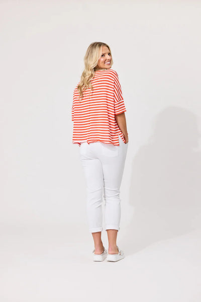 LEMON TREE - CANDELA KNIT - WHITE ORANGE