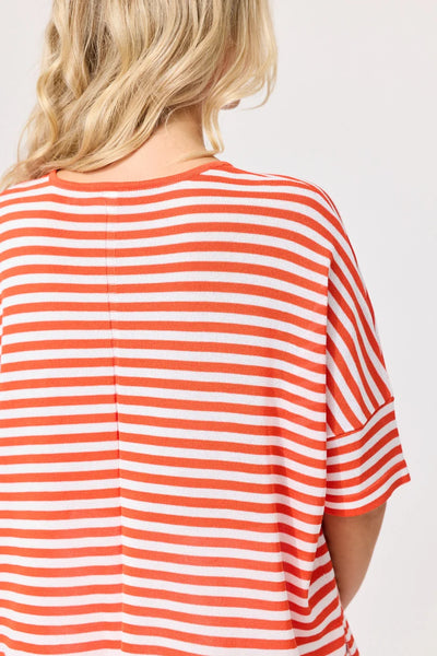 LEMON TREE - CANDELA KNIT - WHITE ORANGE