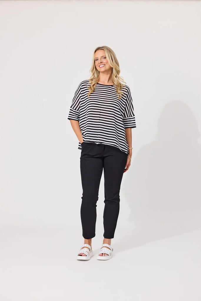 LEMON TREE - CANDELA KNIT - WHITE BLACK