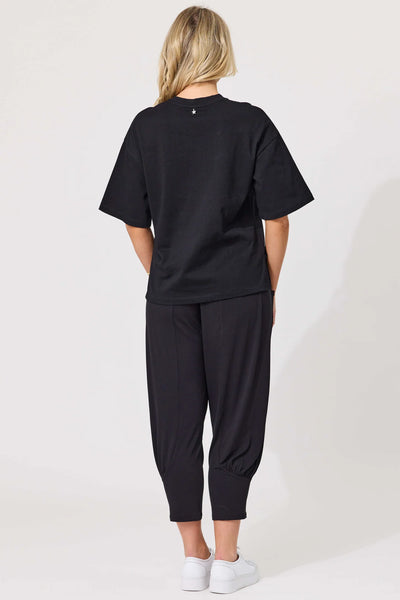 LEMON TREE - AMOR TEE - BLACK