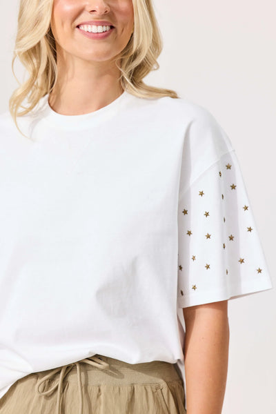 LEMON TREE - STARDOM TEE - COOL WHITE