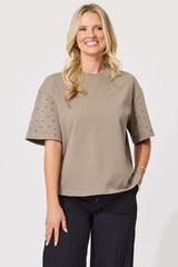 LEMON TREE - STARDOM TEE - MUSHROOM