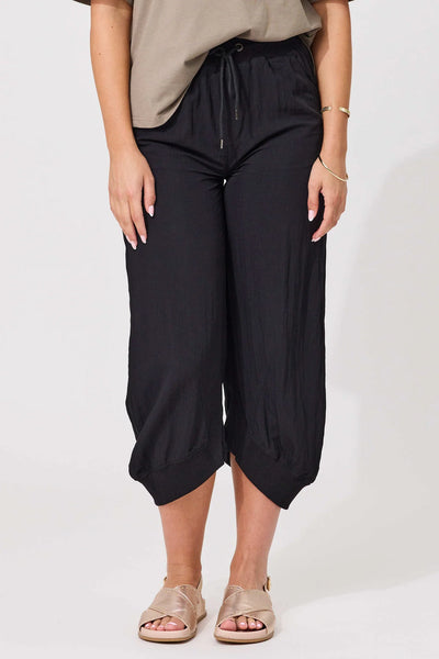 LEMON TREE - LARISSA PANTS - BLACK