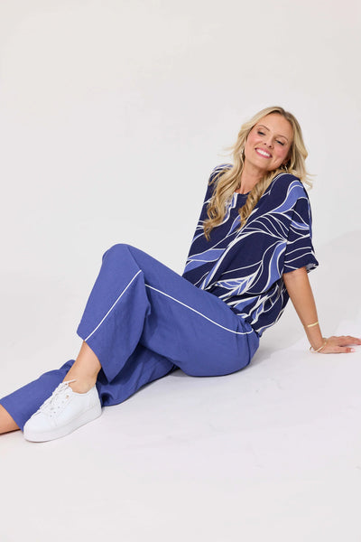 LEMON TREE - ALMA PANTS - BLUE