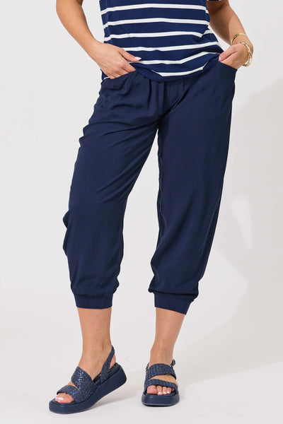 LEMON TREE - AMIRA PANTS - FRENCH NAVY