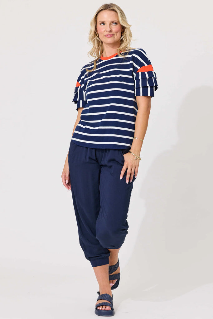 LEMON TREE - AMIRA PANTS - FRENCH NAVY