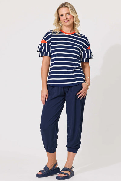 LEMON TREE - AMIRA PANTS - FRENCH NAVY