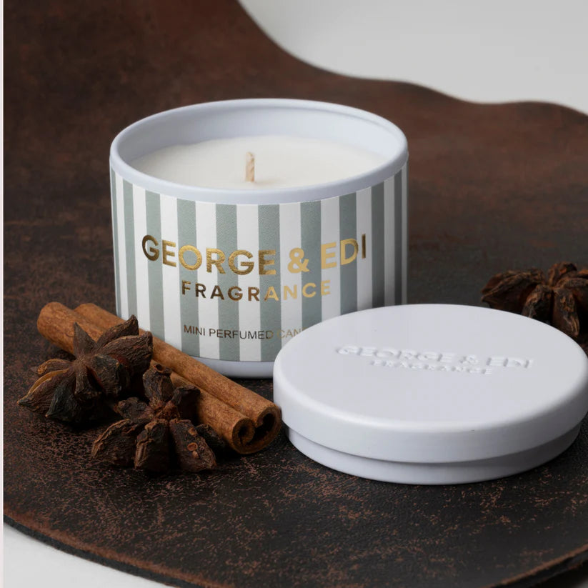 George & Edi MINI Candle in a Tin  - Havana