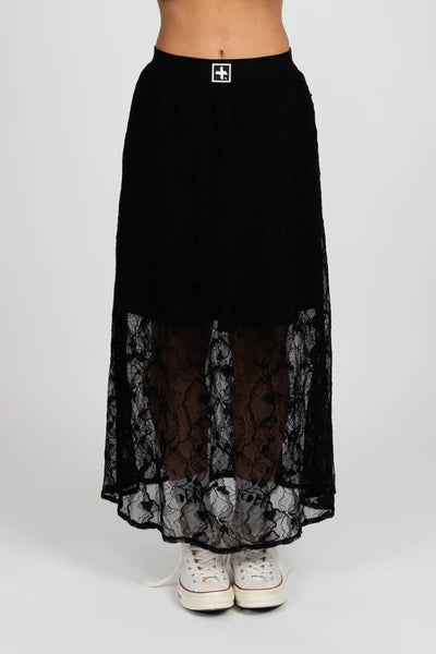 FEDERATION - LACE IT SKIRT - BLACK