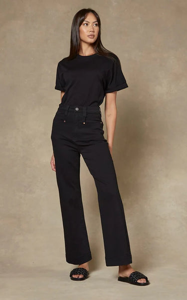 DRICOPER - MAARTE WIDE LEG JEANS - BLACK