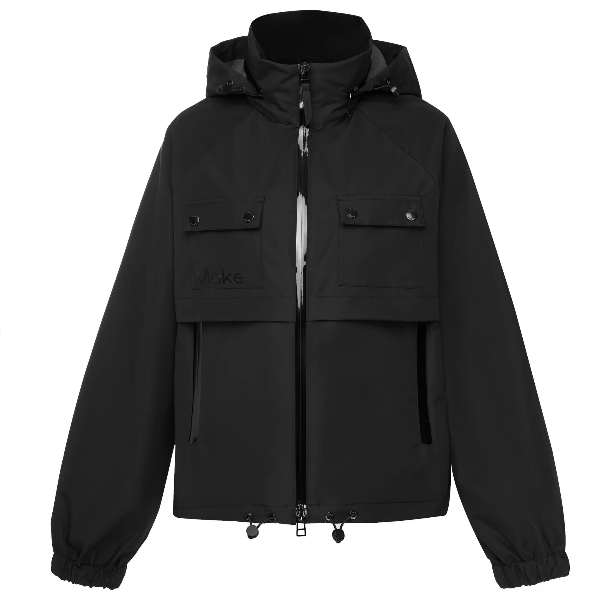 MOKE - MAGGIE - WOMEN'S RAIN JACKET - BLACK