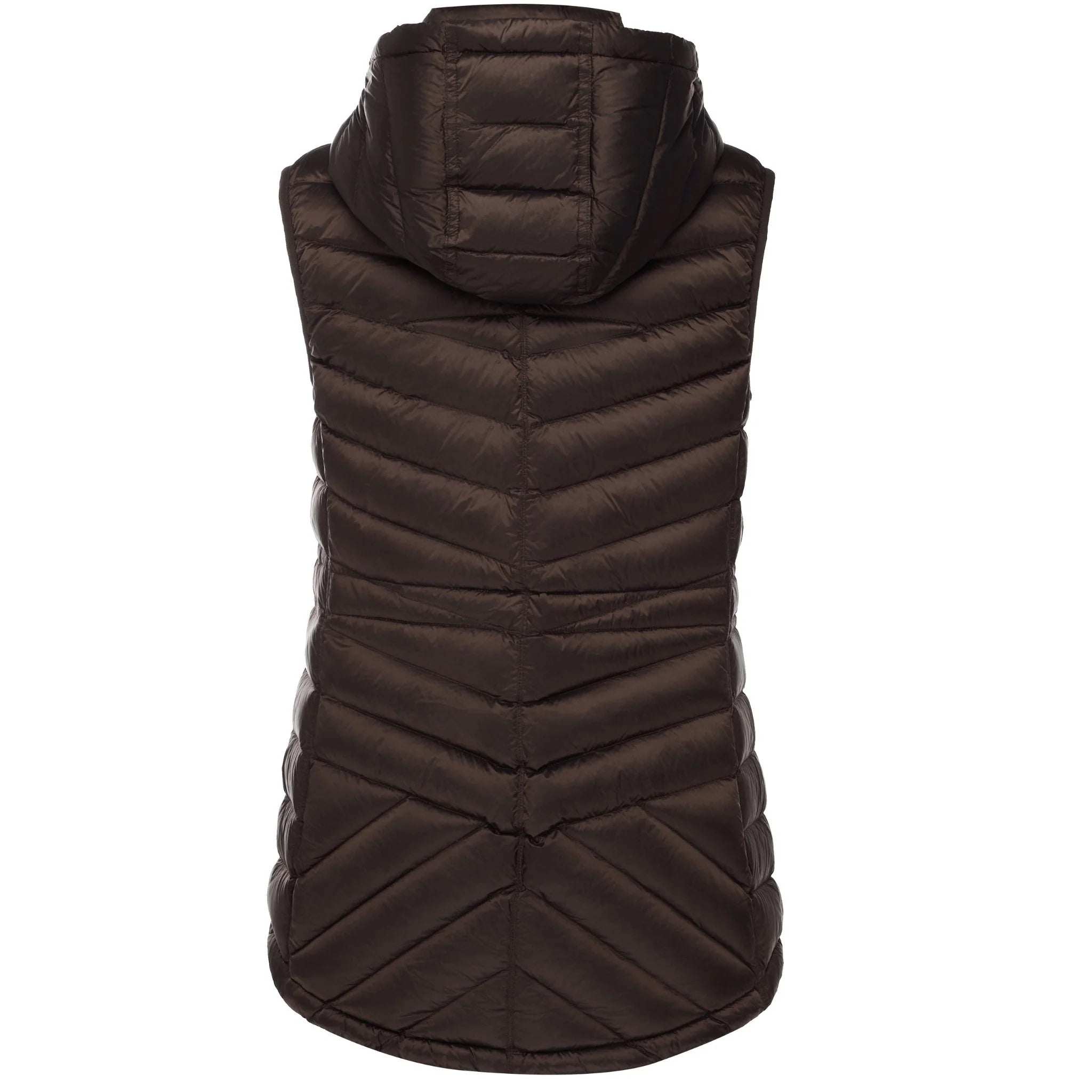 MOKE - MARY CLAIRE - WOMEN'S 90/10 PACKABLE VEST - CHOCOLATE