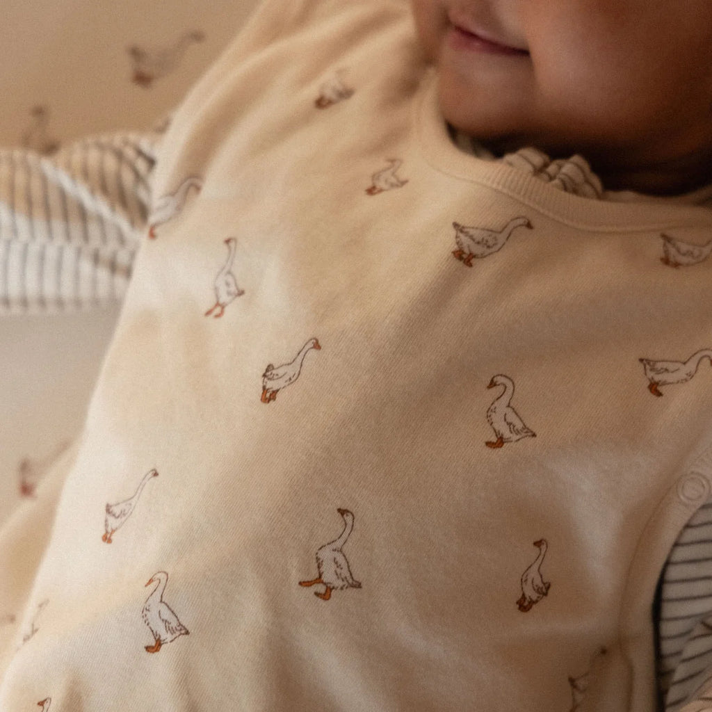Nature Baby - Cotton Sleeping Bag -GOOSEY PRINT