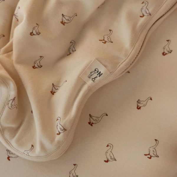 Nature Baby - Cotton Sleeping Bag -GOOSEY PRINT