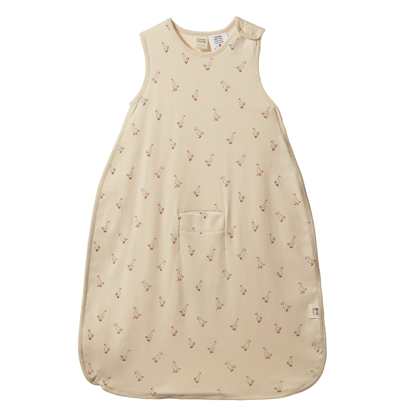 Nature Baby - Cotton Sleeping Bag -GOOSEY PRINT