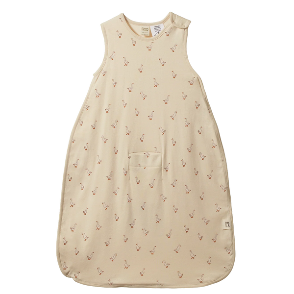 Nature Baby - Cotton Sleeping Bag -GOOSEY PRINT