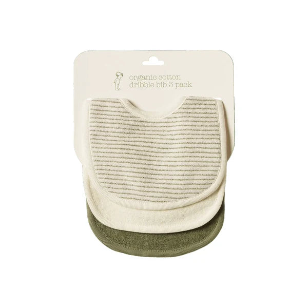 Nature Baby - DRIBBLE BIB - 3 PACK