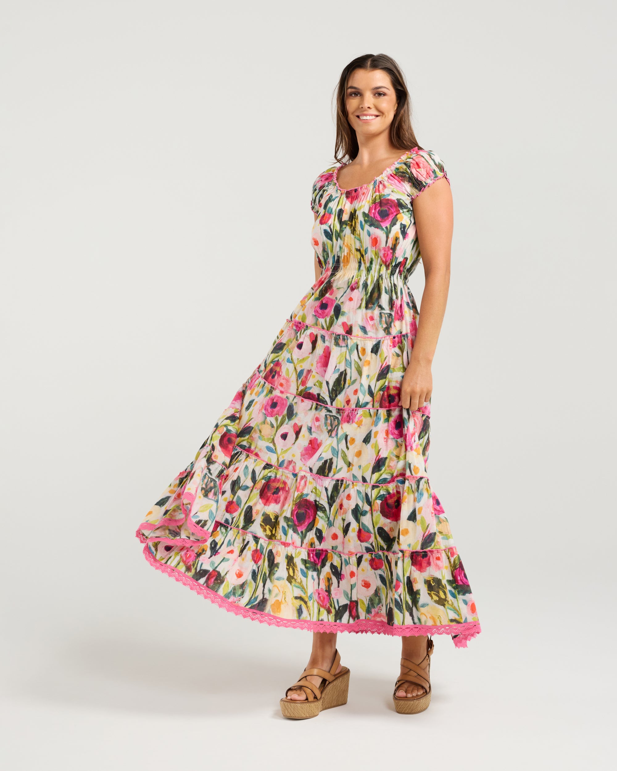 NMBR ROSE - JAZZ MAXI DRESS - PRIME ROSE