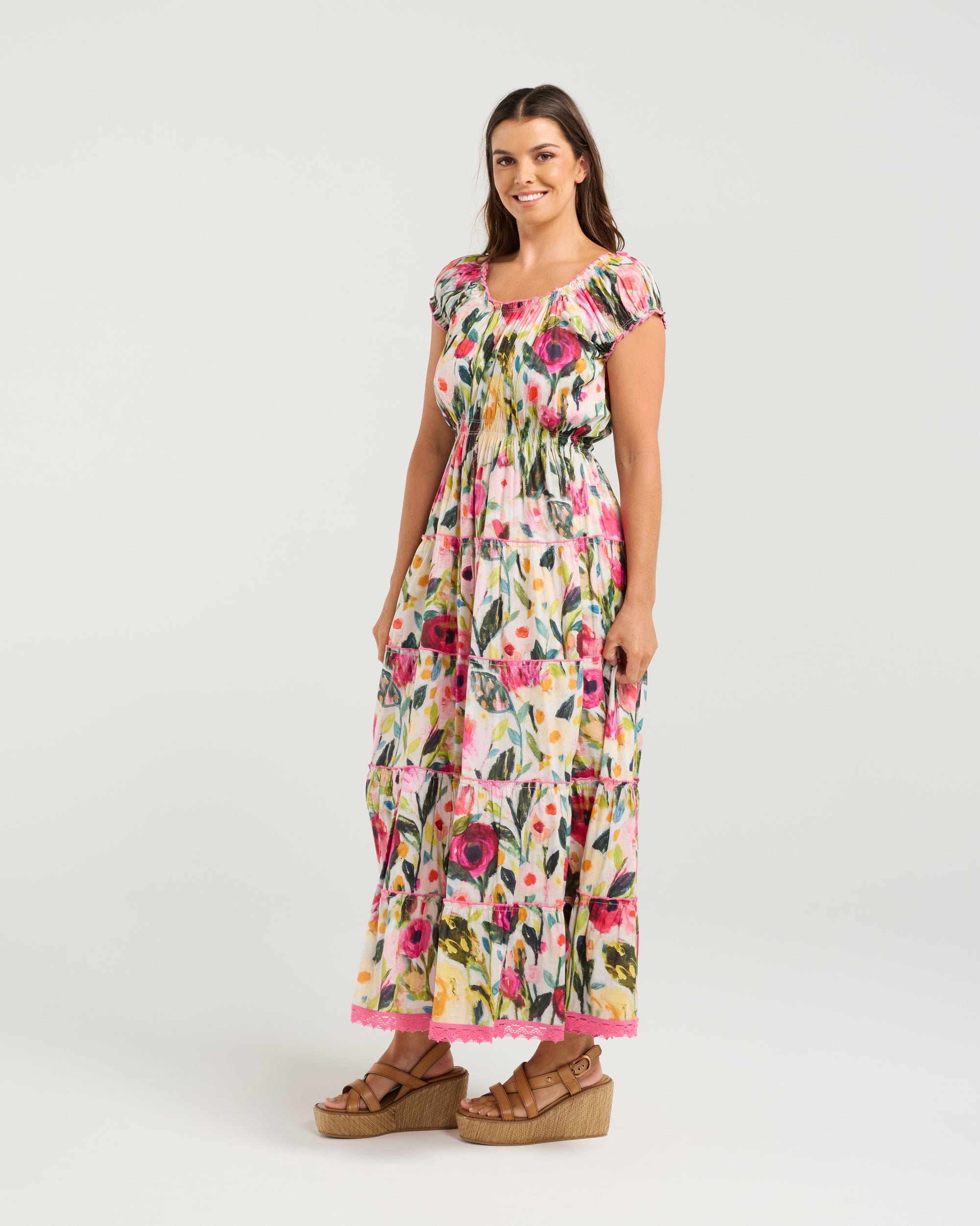 NMBR ROSE - JAZZ MAXI DRESS - PRIME ROSE