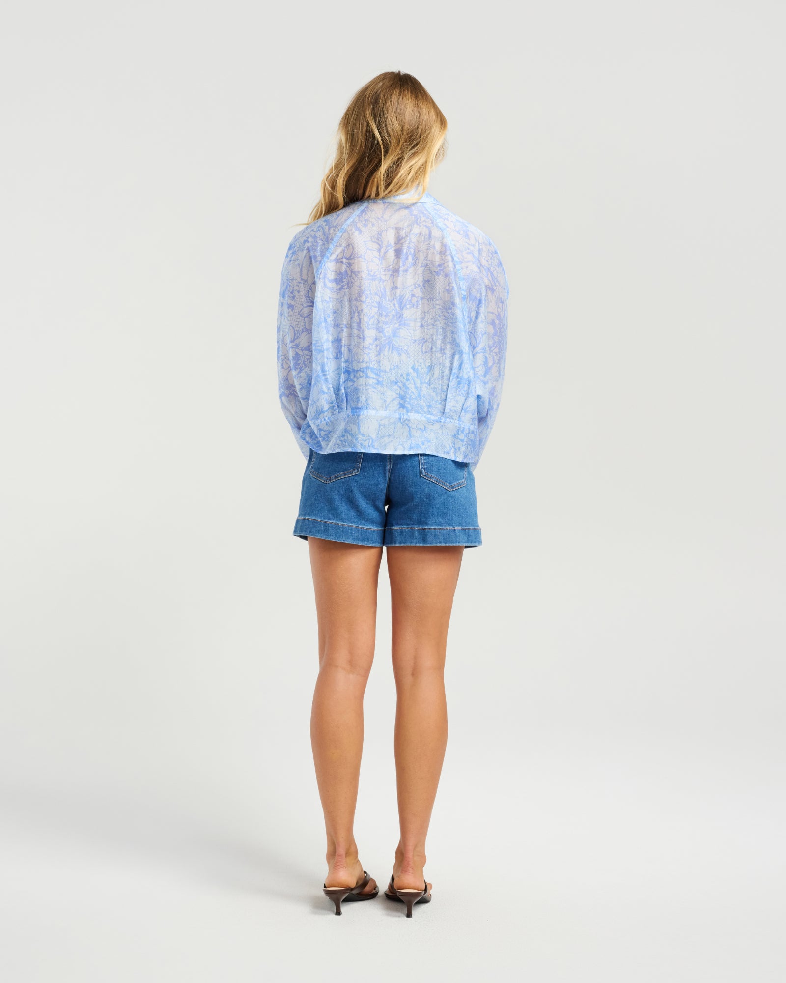 NMBR ROSE - VERA BLOUSE - WILDFLOWER SKETCH