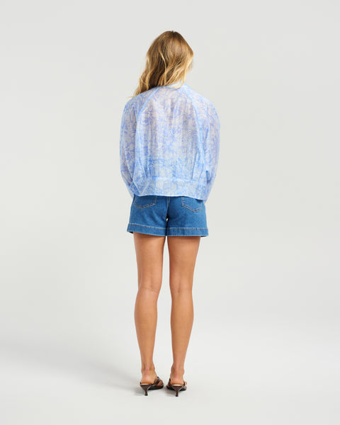 NMBR ROSE - VERA BLOUSE - WILDFLOWER SKETCH