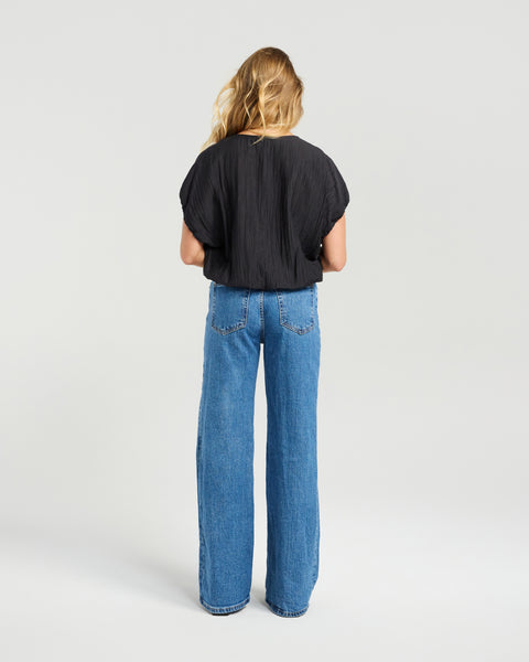 NMBR ROSE - FERN TOP - BLACK
