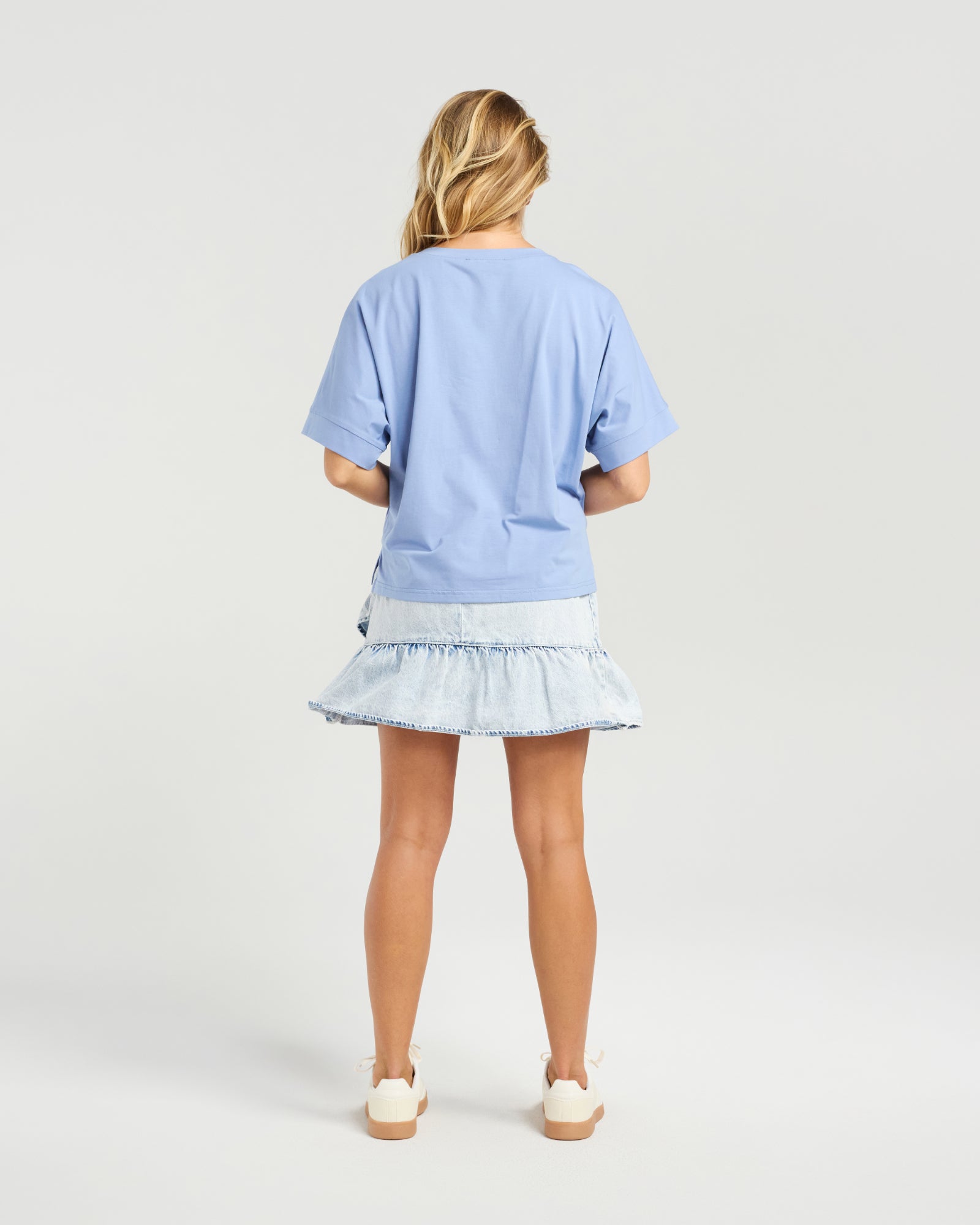 NMBR ROSE - CELINE T-SHIRT - BLUISH