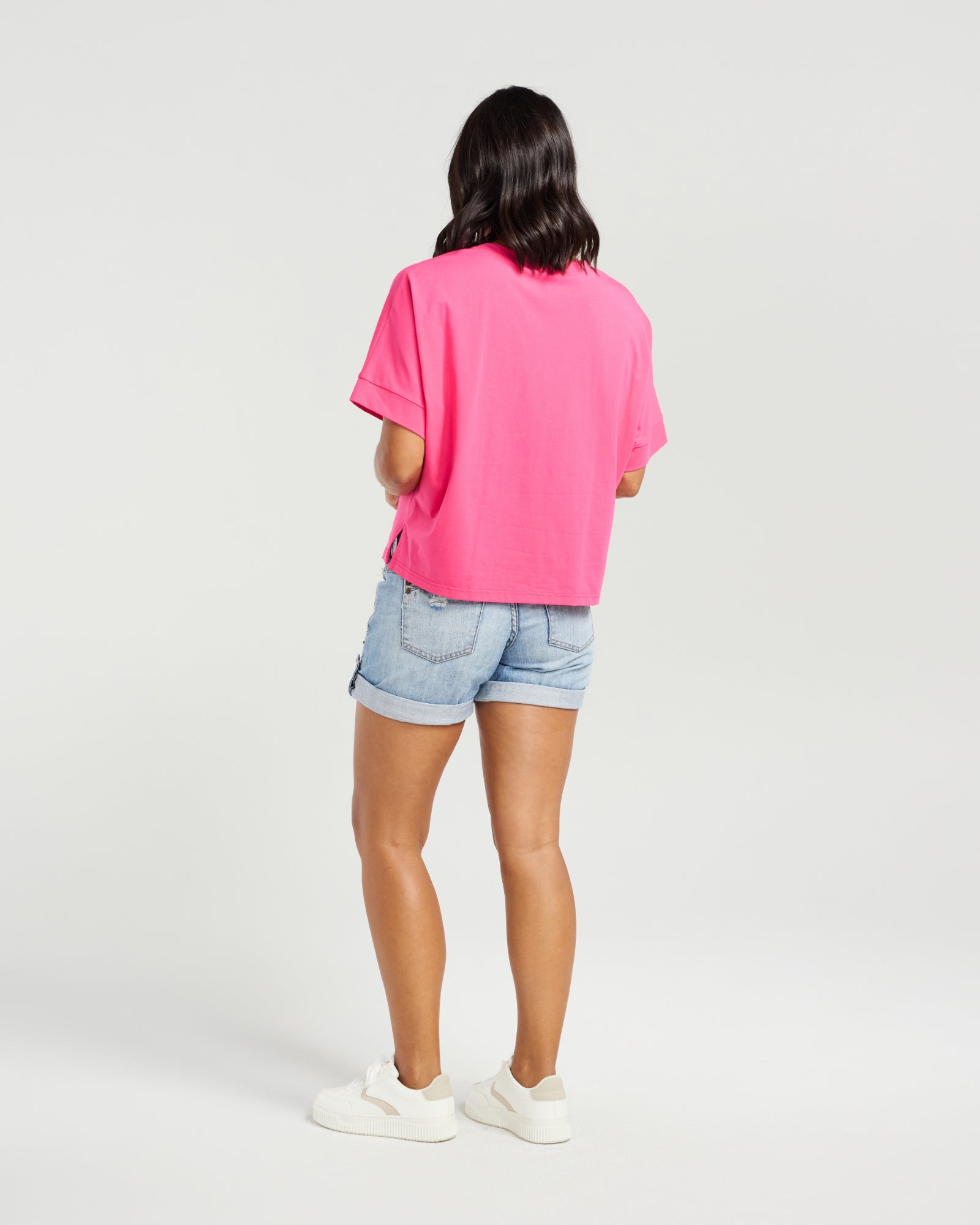 NMBR ROSE - CELINE T-SHIRT - RUBY PINK