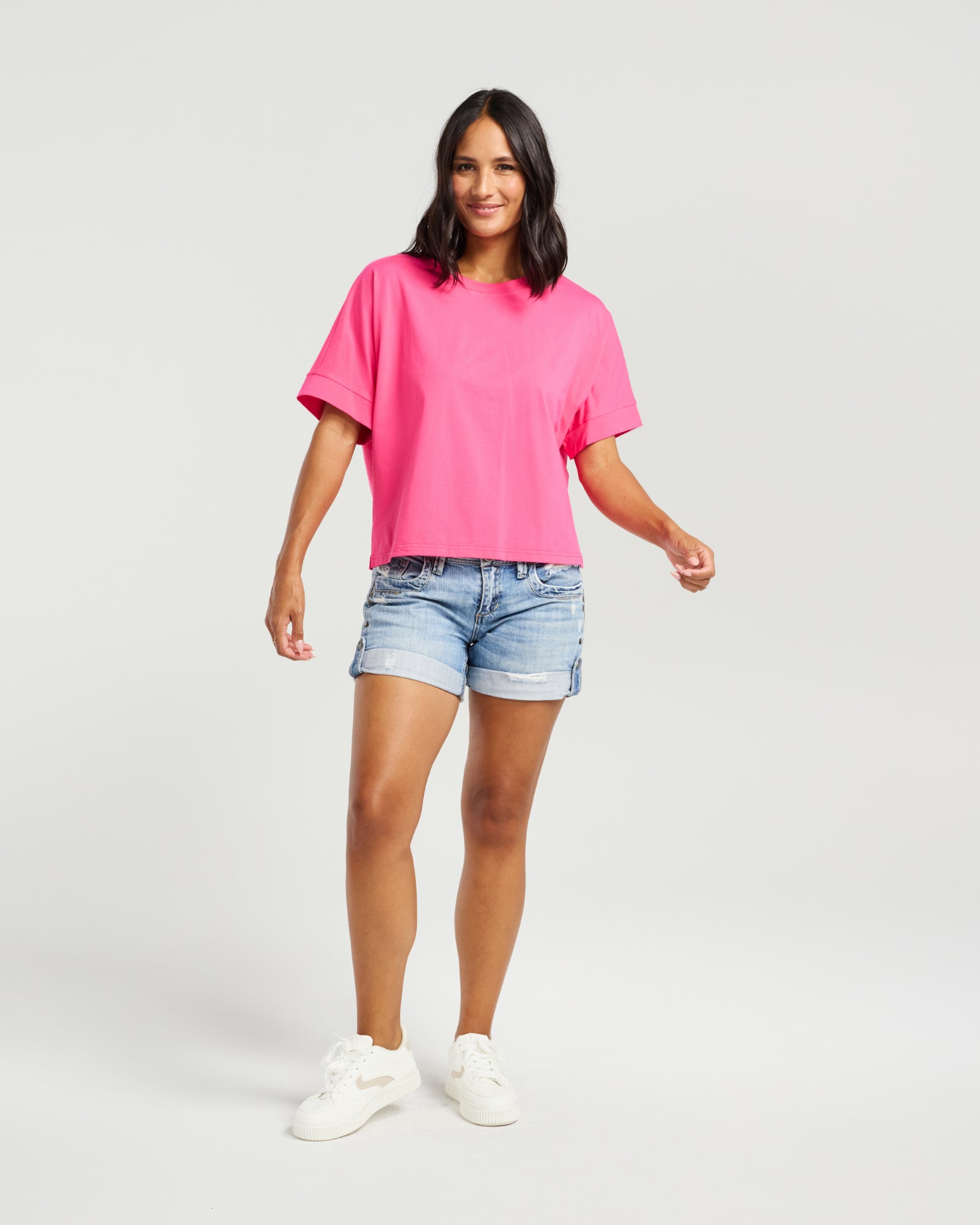 NMBR ROSE - CELINE T-SHIRT - RUBY PINK