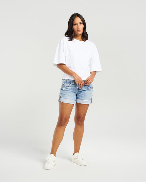 NMBR ROSE - KENDELL T-SHIRT - WHITE