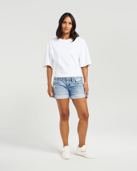 NMBR ROSE - KENDELL T-SHIRT - WHITE