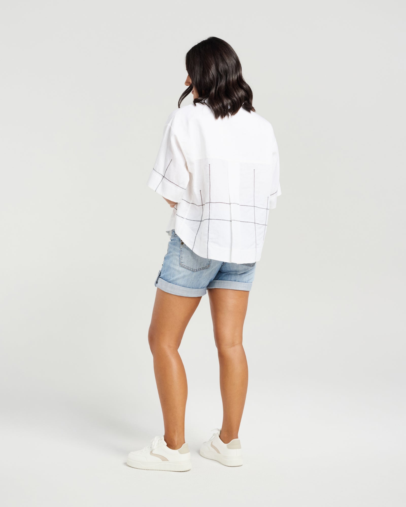 NMBR ROSE - INDIE SHIRT - WHITE