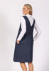 NOBLE WILDE - LINEN - TWILL PINNAFORE - PESTO (GREEN)