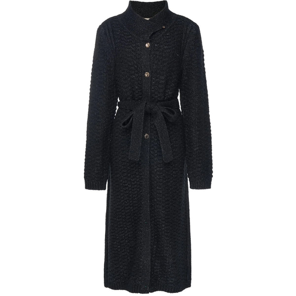 MOKE - NAOMI WOMEN'S LONG KNIT COAT - BLACK