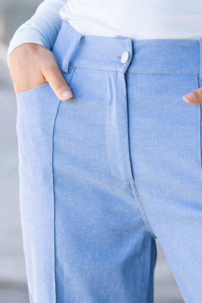 THE BAY - Navagio Trousers Denim Blue
