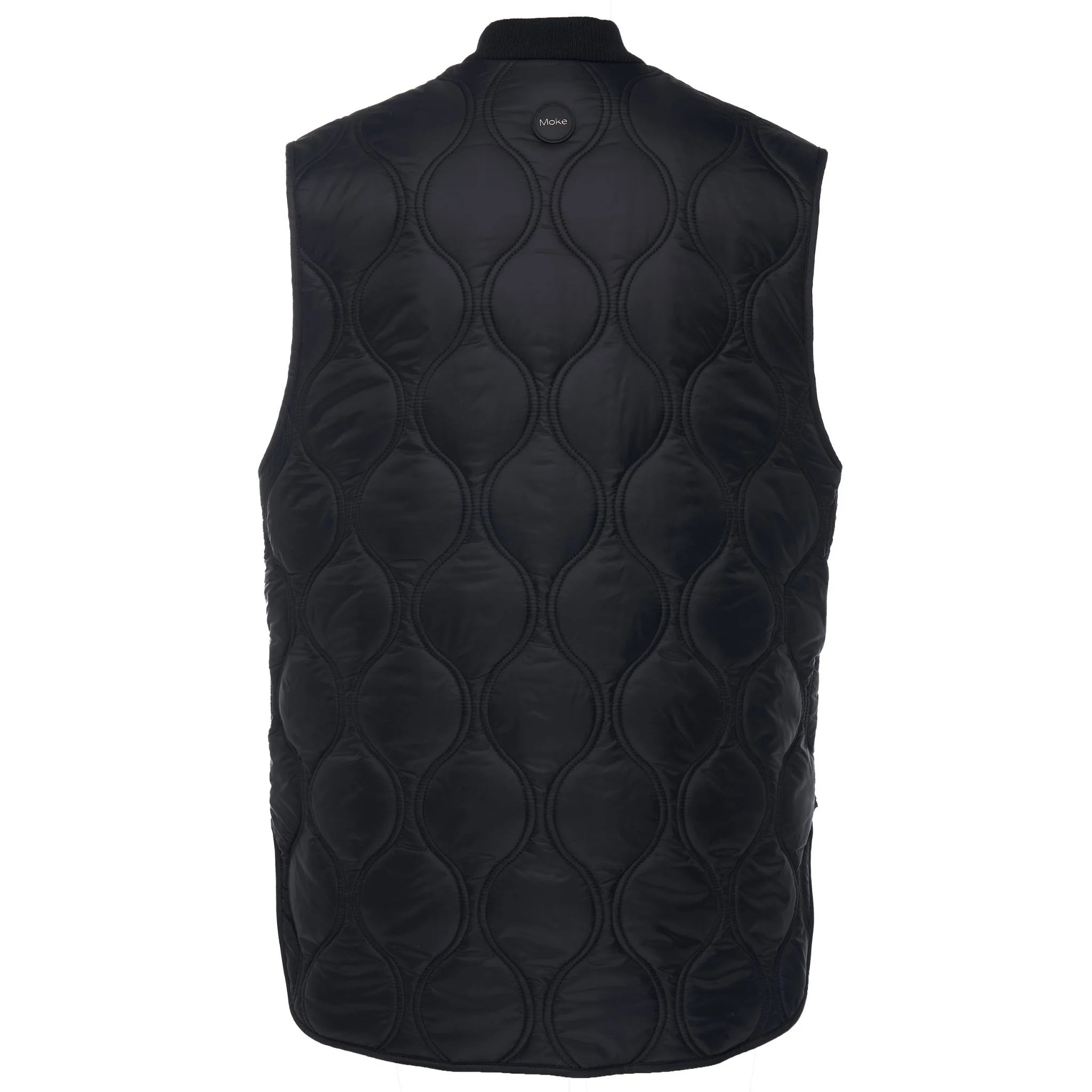 MOKE - NEVE WOMEN'S QUILTED VEST - BLACK