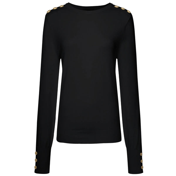 MOKE - NICKI WOMEN'S SWEATER - BLACK