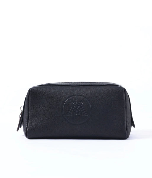 MM Linen NIKO POUCH - BLACK/COFFEE