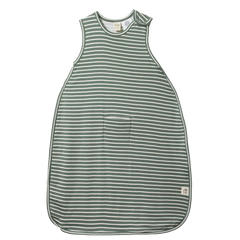 Nature Baby - Cotton & Merino Sleeping Bag - NETTLE STRIPE