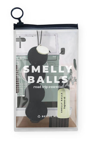 SMELLY BALLS - Reusable air freshners  ONYX SET - CUT THROAT