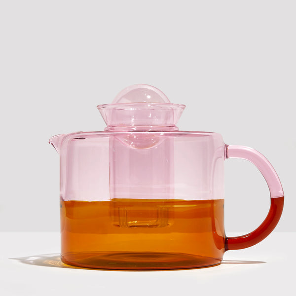 FAZEEK TWO TONE TEAPOT - PINK + AMBER